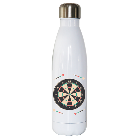 Dartboard game water bottle stainless steel reusable - Graphic Gear
