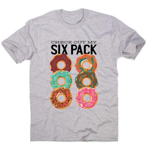 Donut six pack - men's funny premium t-shirt