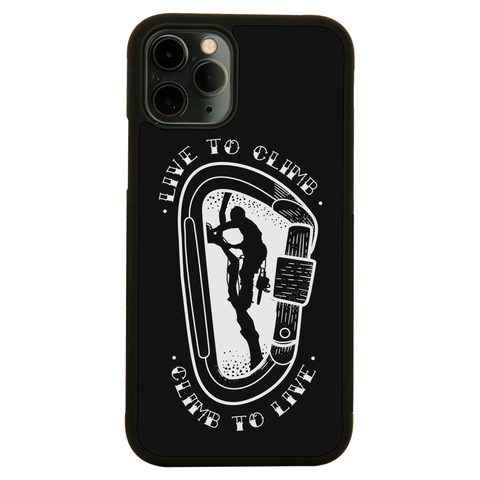 Climber man silhouette iPhone case iPhone 11 Pro Max