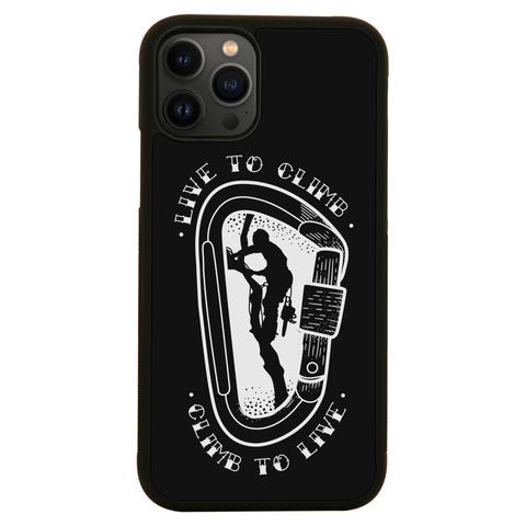 Climber man silhouette iPhone case iPhone 13 Pro