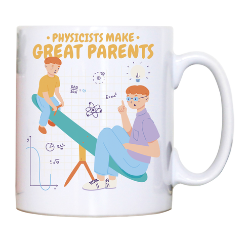 Cool physicist dad mug coffee tea cup White