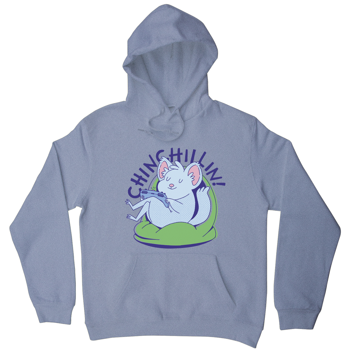 Cute chinchilla chilling hoodie