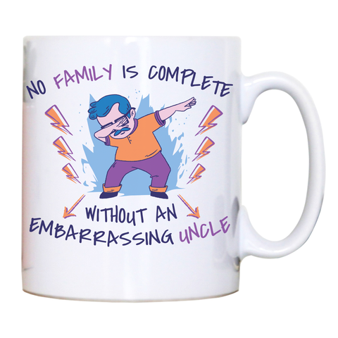 Dabbing uncle family quote mug coffee tea cup White