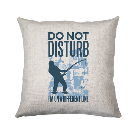 Do not disturb fisher cushion 40x40cm Cover Only