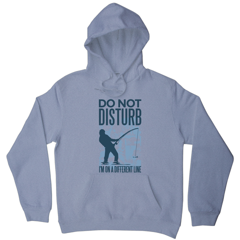 Do not disturb fisher hoodie Grey