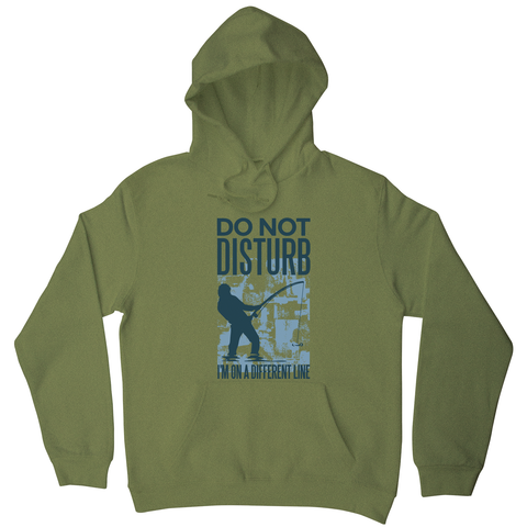 Do not disturb fisher hoodie Olive Green