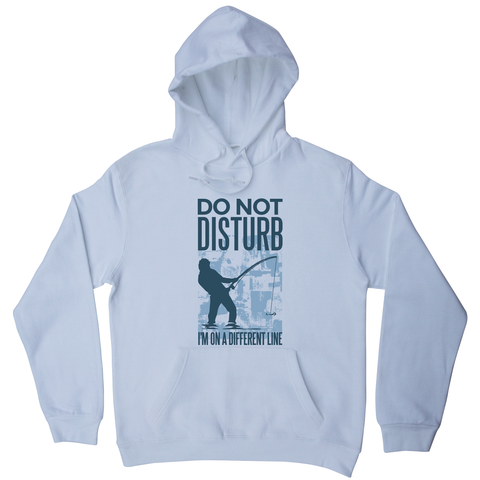 Do not disturb fisher hoodie White