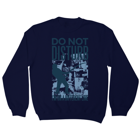 Do not disturb fisher sweatshirt Navy