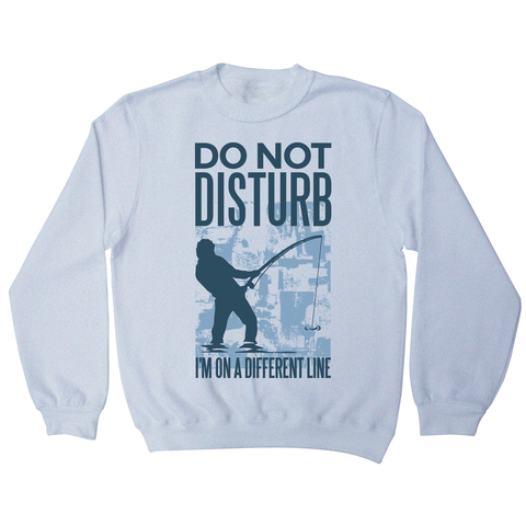 Do not disturb fisher sweatshirt White