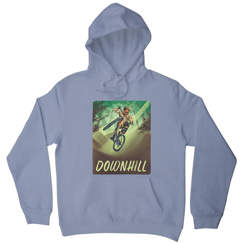 Downhill biking hoodie Grey