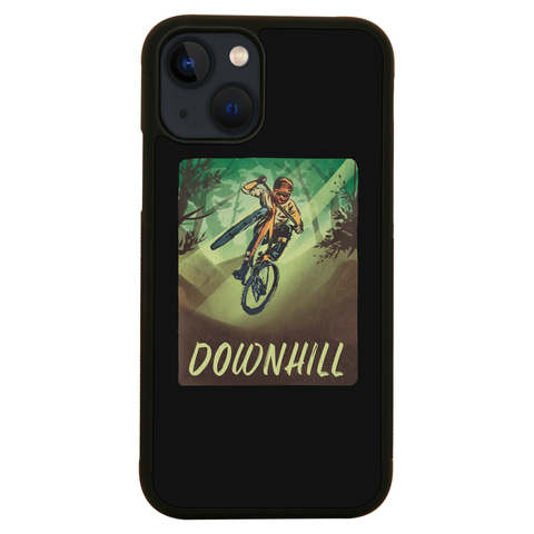 Downhill biking iPhone case iPhone 13
