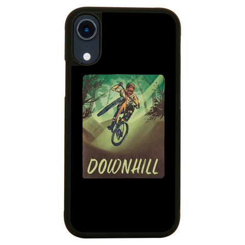Downhill biking iPhone case iPhone XR