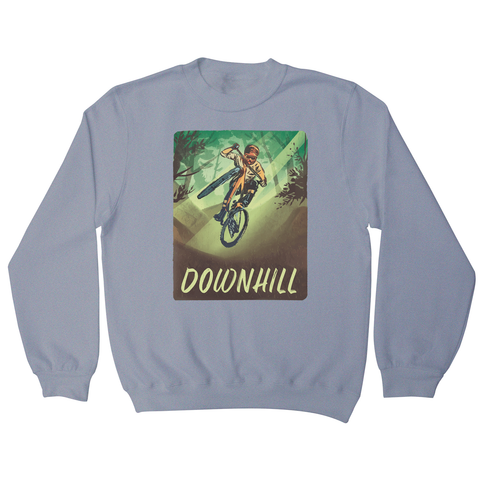 Downhill biking sweatshirt Grey