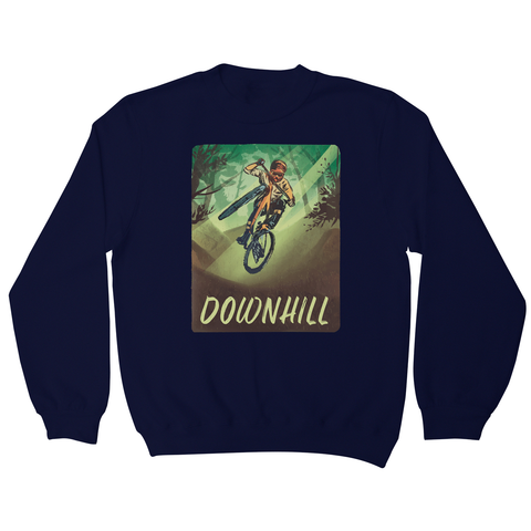 Downhill biking sweatshirt Navy