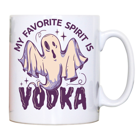 Drunk spirit ghost cartoon mug coffee tea cup White