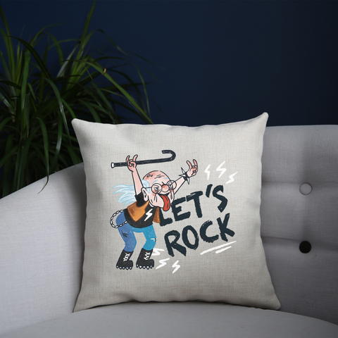 Grandfather rock and roll cushion 40x40cm Cover +Inner