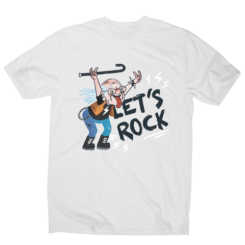 Grandfather rock and roll men's t-shirt White