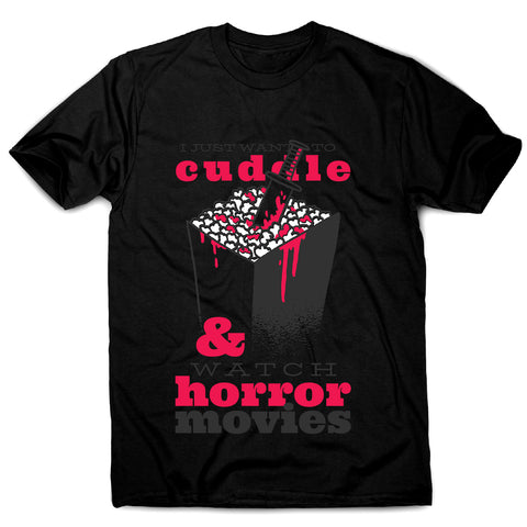 Horror movie quote - men's funny premium t-shirt - Graphic Gear