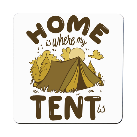 Home quote camping coaster drink mat Set of 1