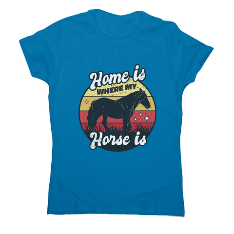 Horse lover women's t-shirt Sapphire