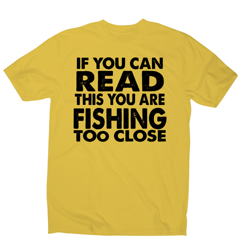 If you can read funny fishing t-shirt men's - Graphic Gear