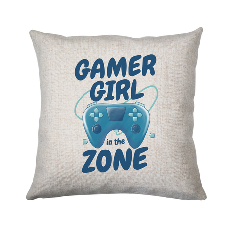 Joystick gamer girl cushion 40x40cm Cover +Inner