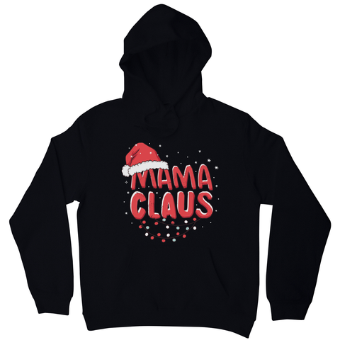 Mama Claus hoodie Black