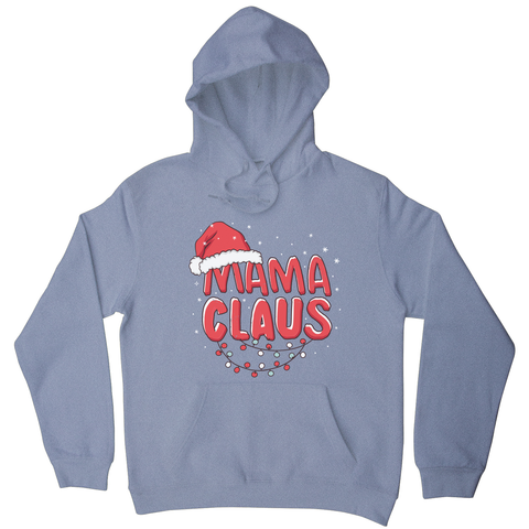 Mama Claus hoodie Grey
