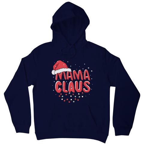 Mama Claus hoodie Navy
