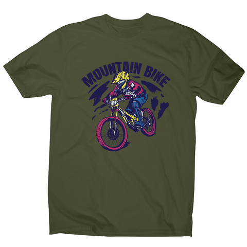 Mountain bike men's t-shirt Military Green