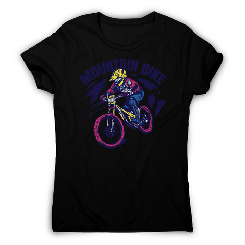 Mountain bike women's t-shirt Black