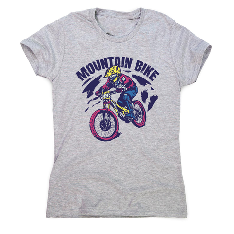 Mountain bike women's t-shirt Grey