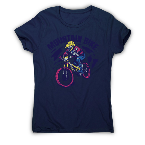 Mountain bike women's t-shirt Navy