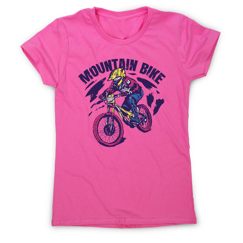 Mountain bike women's t-shirt Pink