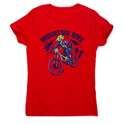 Mountain bike women's t-shirt Red