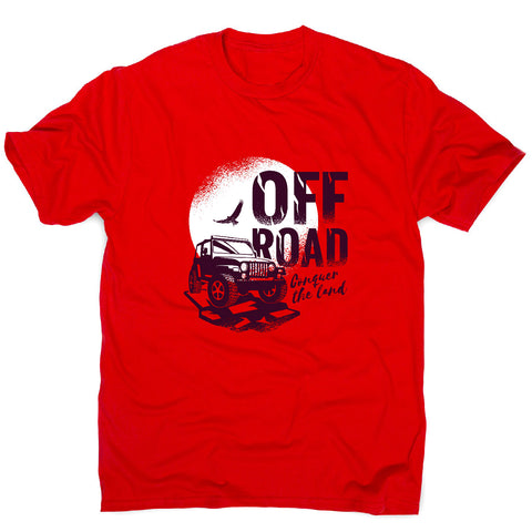 Off road conquer the land - car driving men's t-shirt - Graphic Gear