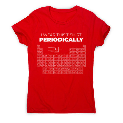 Periodic table - women's funny premium t-shirt - Graphic Gear