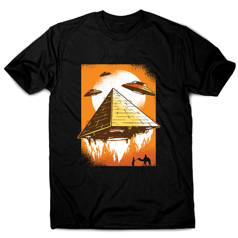 Pyramid ufo - funny ufo men's t-shirt - Graphic Gear