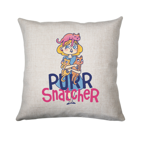 Purr Snatcher cushion 40x40cm Cover +Inner