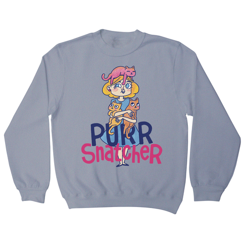 Purr Snatcher sweatshirt Grey
