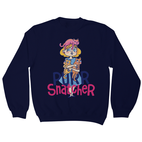 Purr Snatcher sweatshirt Navy