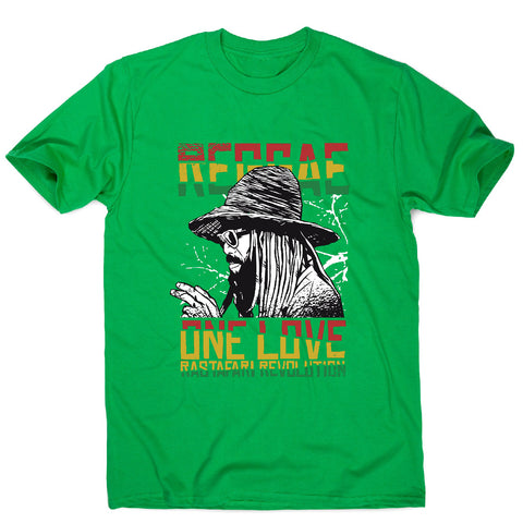 Reggae one love - men's music festival t-shirt - Graphic Gear