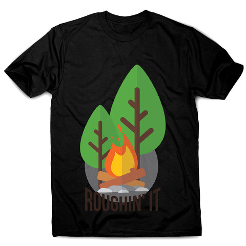 Rough camping - men's funny premium t-shirt - Graphic Gear