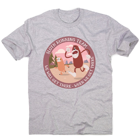Running sloth - men's funny premium t-shirt - Graphic Gear