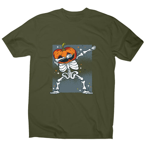 Skeleton dab - funny halloween men's t-shirt - Graphic Gear
