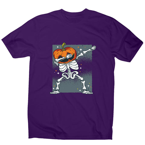 Skeleton dab - funny halloween men's t-shirt - Graphic Gear