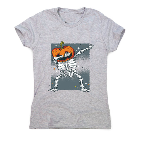 Skeleton dab - funny halloween women's t-shirt - Graphic Gear