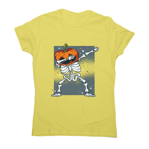 Skeleton dab - funny halloween women's t-shirt - Graphic Gear