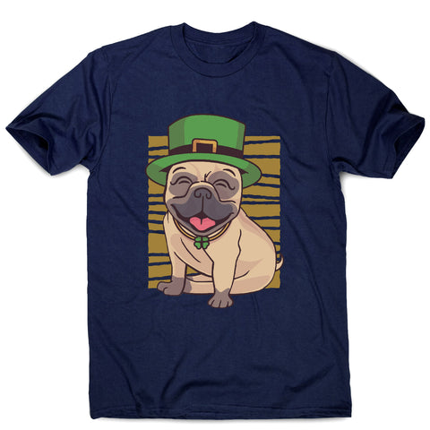 St. Patrick's day pug - men's t-shirt - Graphic Gear