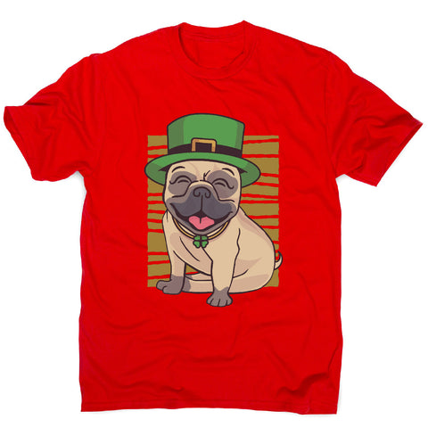 St. Patrick's day pug - men's t-shirt - Graphic Gear